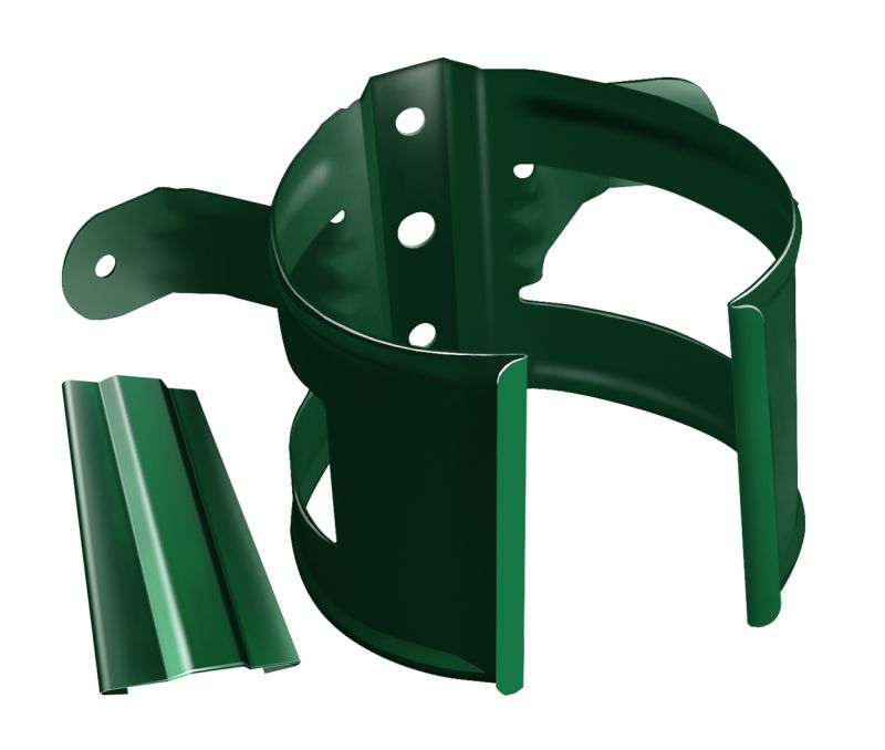 Grand Line RAL 125х90мм Кронштейн трубы на дерево  (саморезы в комплект не входят)