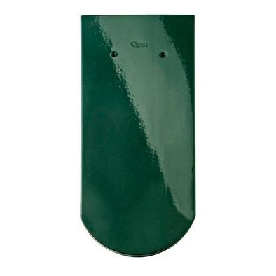 Керамическая рядовая черепица BRAAS (Браас) Опал Зеленая ель