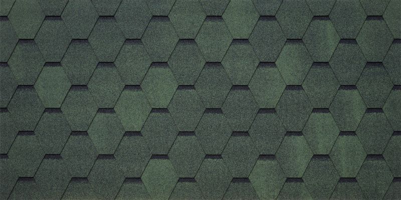 Гибкая черепица Tegola COMFORT GARDA, Verde 479