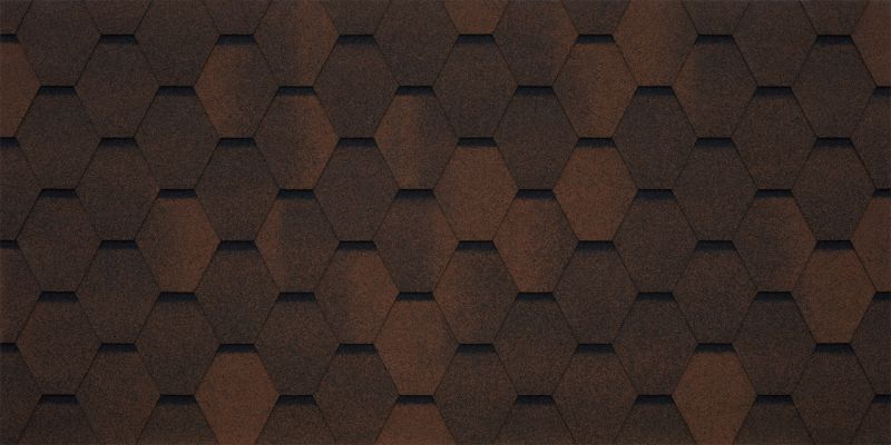 Гибкая черепица Tegola COMFORT GARDA, Marrone 439