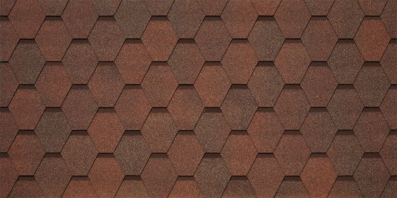 Гибкая черепица Tegola BUSINESS VENETO, Nocciola 418