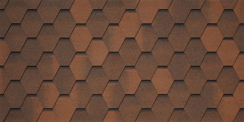 Гибкая черепица Tegola BUSINESS VENETO, Marrone 423