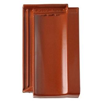 Керамическая рядовая черепица BRAAS (Браас) Топаз 13V Каштан