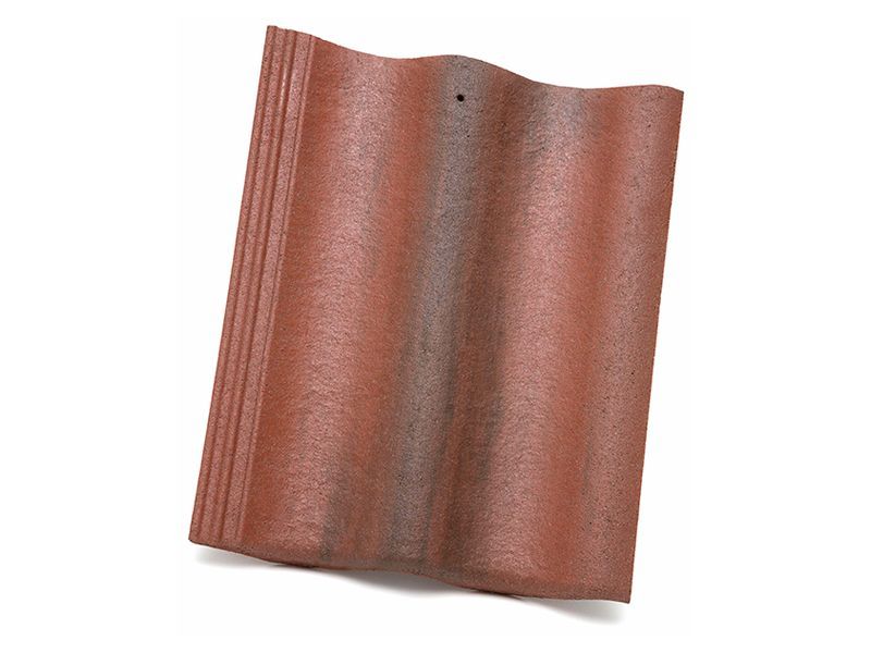 Цементно-песчаная черепица ORMAX, Антично-красная