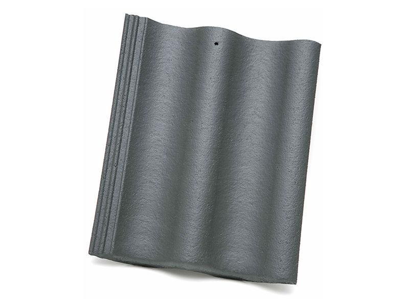 Цементно-песчаная черепица ORMAX, Темно-серая