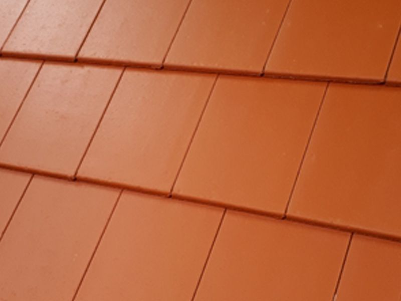 Цементно-песчаная черепица ORMAX EVO , Кирпично-красная