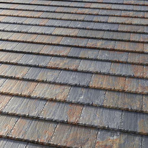 Керамическая черепица Tejas Borja FLAT-10 Tech PARIS OCRE