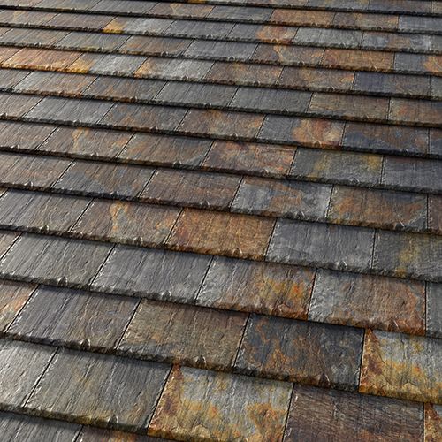 Керамическая черепица Tejas Borja FLAT-10 Tech NEPAL ORANGE