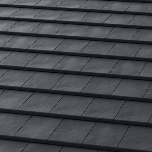 Керамическая черепица Tejas Borja FLAT-10 Tech GRAPHITE