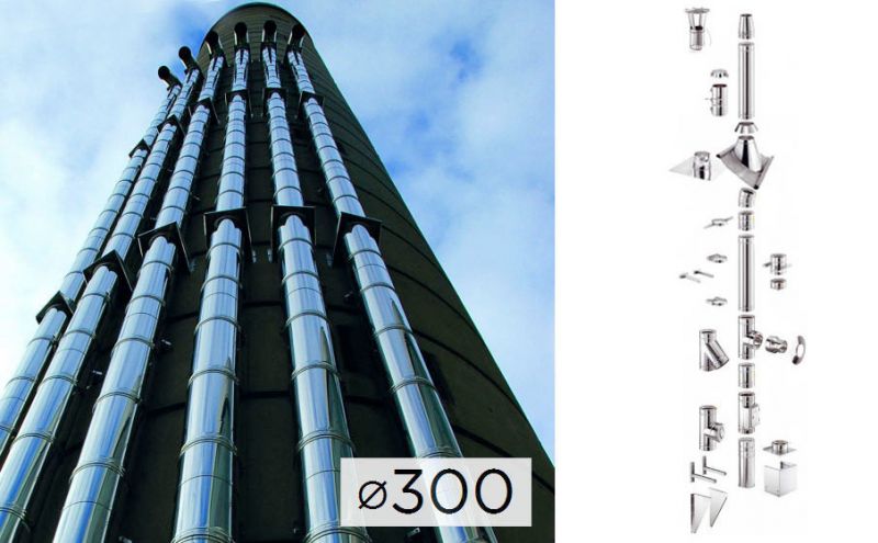 Дымоходная система Schiedel SCHIEDEL ICS 25 из нержавеющей стали D 300 мм