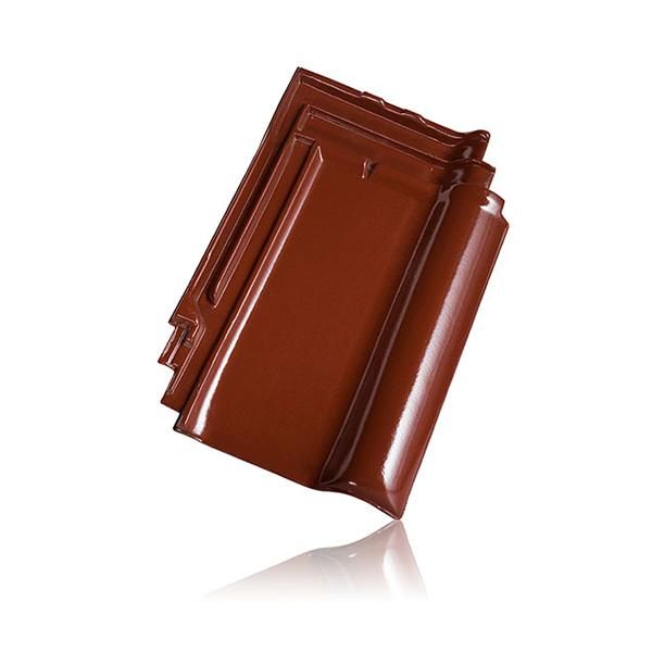 Керамическая черепица Koramic L15 кирпично-красный благородный ангоб