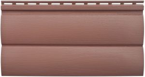 Альта-Профиль Блокхаус Акриловый сайдинг | Премиум, Красно-коричневый ВН-03 3100х226мм