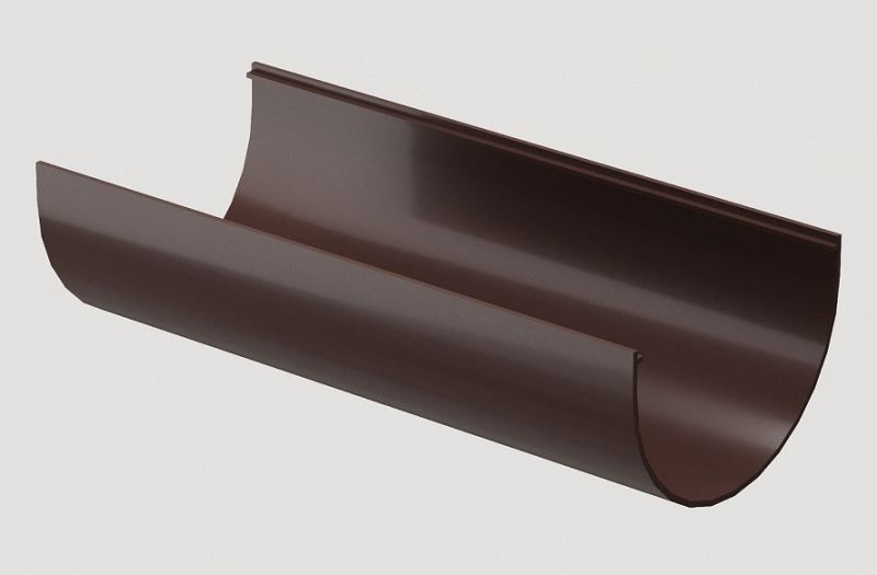Docke / Деке Standart Желоб водосточный 2000 мм Темно-коричневый