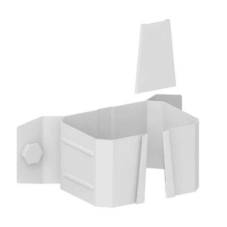 Держатель трубы 76х102 (на дерево)