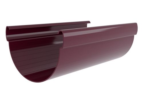Желоб ПВХ стандарт 3м бордо, 120х90мм.