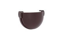 Заглушка желоба универсальная  ПВХ стандарт шоколадный, 135х90мм