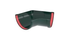 Угол желоба 135° универсальный  ПВХ стандарт зеленый, 120х90мм