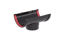 Воронка ПВХ стандарт графит, 120х90мм