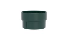 Муфта трубы соединительная  ПВХ стандарт зеленый, 120х90мм