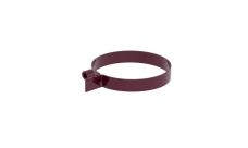 Хомут трубы ПВХ стандарт бордо, 120х90мм