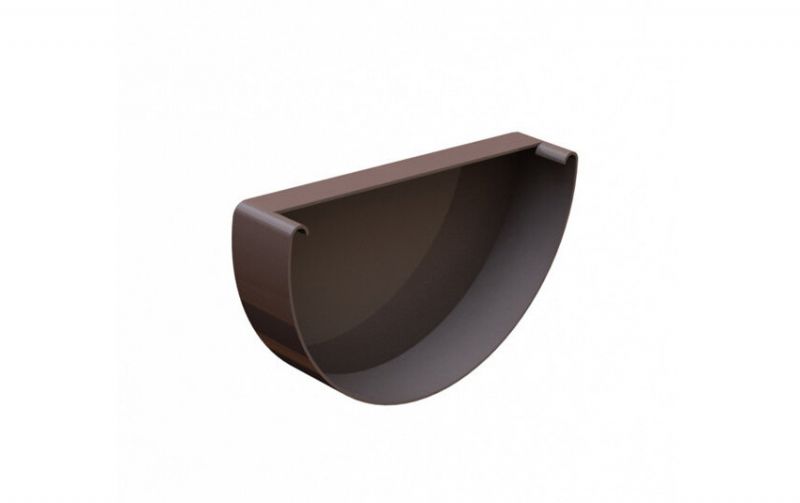 Заглушка правая для желоба 150мм ПВХ