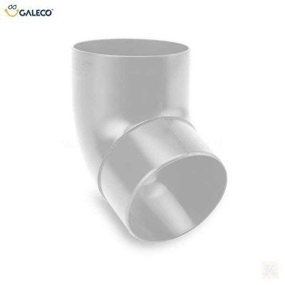 Колено 80 мм 67° ПВХ