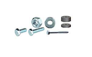 Комплект крепежа для переходного мостика металлочерепица, профнастил, битум, МЧ с высокой ступенькой 3,0 м, оцинкованный