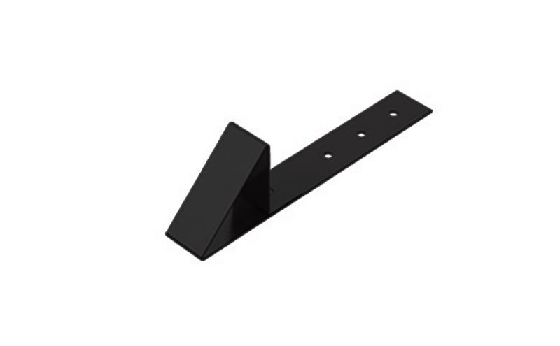 Снегостопор металлический BORGE для мягкой черепицы черный