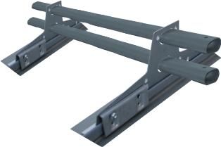 Комплект трубчатого снегозадержания BORGE для фальцевой кровли 1 м, оцинкованный