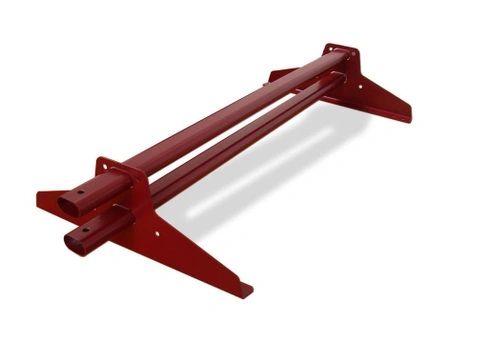 Комплект трубчатого снегозадержания BORGE 1 м для металлочерепицы с высокой ступенькой 400 мм, терракотовый