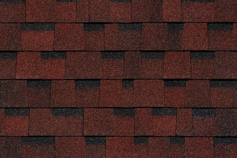 Многослойная ламинированная черепица Docke / Деке PIE EUROPA DRAGON ,Красный