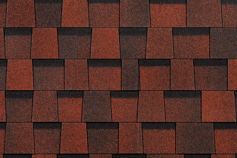 Многослойная ламинированная черепица Docke / Деке PIE STANDARD DRAGON, Красный