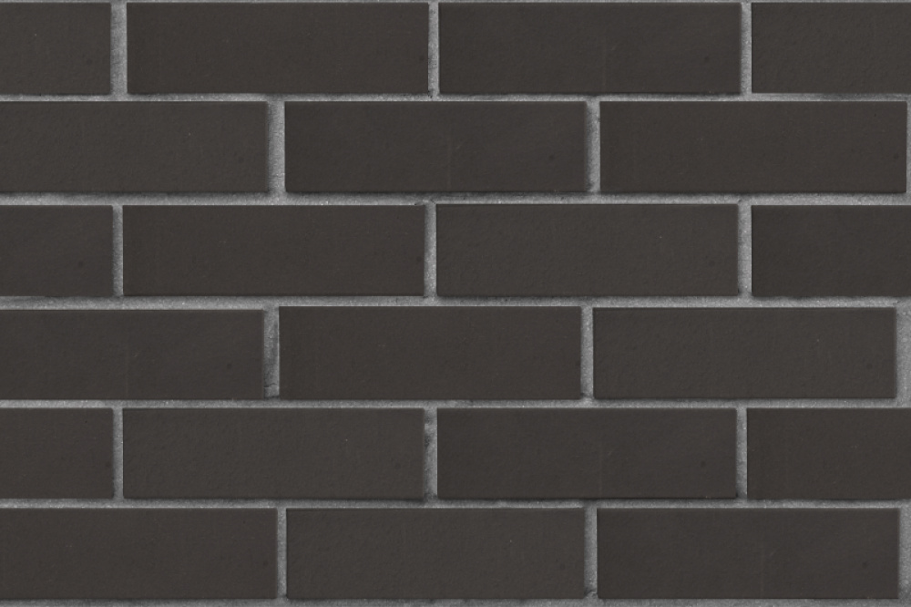 Кирпич облицовочный ЛСР графитовый гладкий, 250*120*65 мм