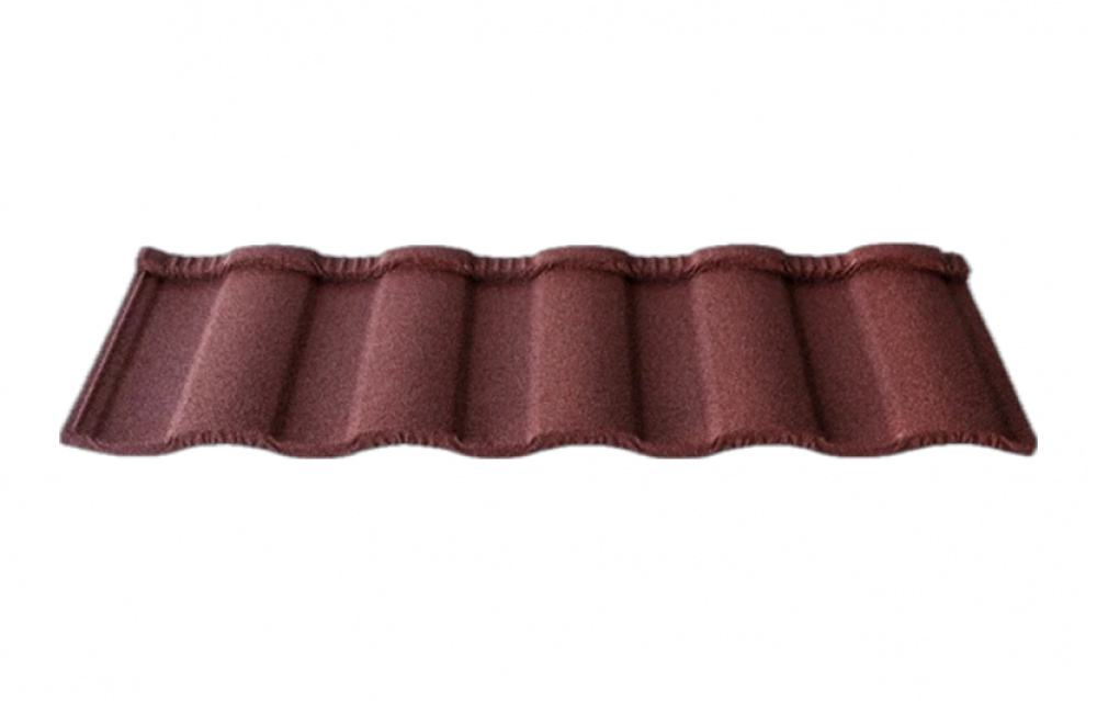 Композитная черепица TimsTile Роман 1340*420 мм Терракотта (1)