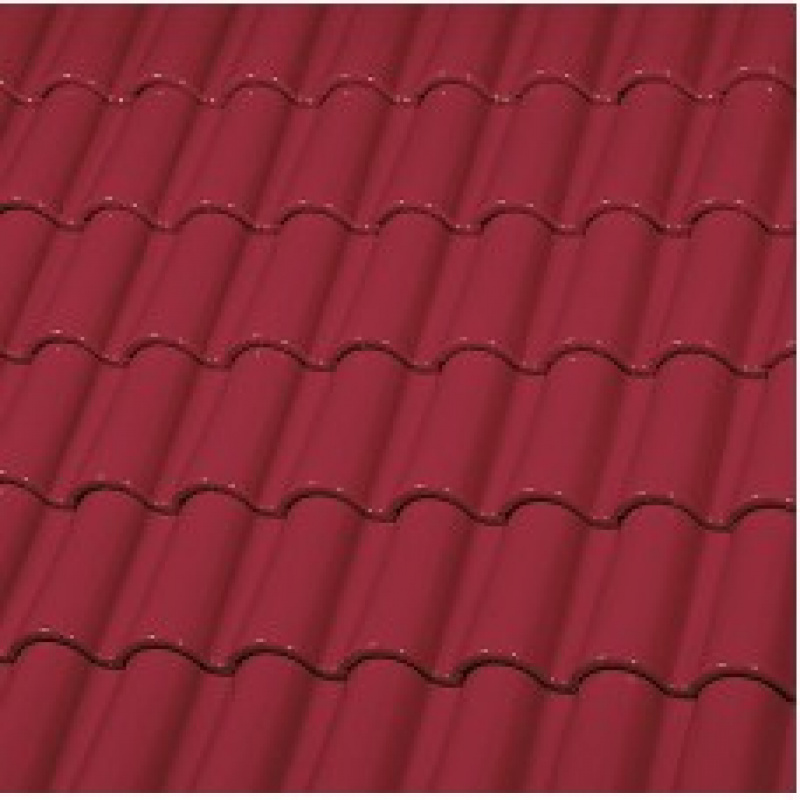 Керамическая черепица Монах и Монашка ГЛАЗУРЬ ЕТ5*1 CARMINE