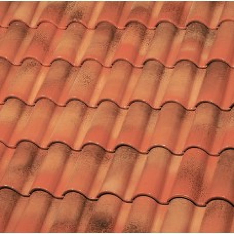 Керамическая черепица Монах и Монашка ГЛАЗУРЬ ЕТ40 ДВУХСТОРОННЯЯ TRANSPARENT HISPANIA