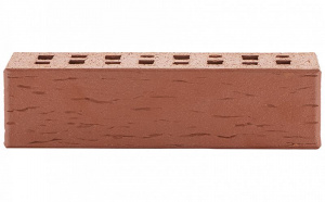 Кирпич клинкерный ЛСР Эдинбург темно-красный береста 250*85*65 мм