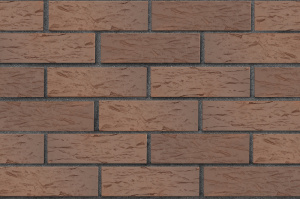 Кирпич клинкерный ЛСР Прага светло-коричневый флэш береста 250*85*65 мм