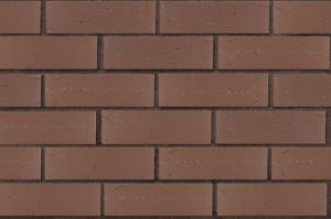 Кирпич облицовочный ЛСР темно-коричневый рустик, утолщенные стенки, М175, 250*120*65 мм