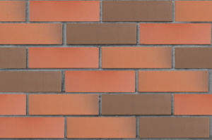 Кирпич облицовочный ЛСР красный флэшинг гладкий, утолщенные стенки, М175, 250*120*65 мм