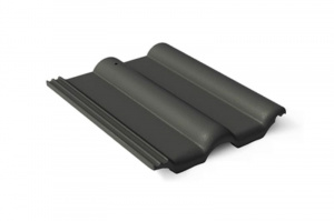 Цементно-песчаная черепица BRAAS Франкфуртская черная