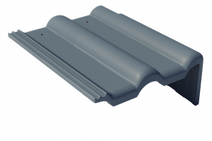 Цементно-песчаная черепица BRAAS Франкфуртская графит