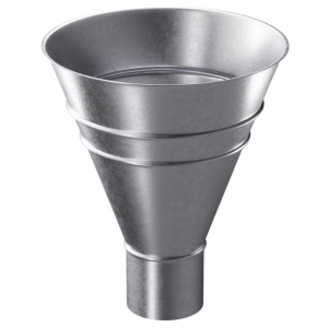 Döcke STAL PREMIUM Воронка водосборная Ø 90 (Оцинкованный)