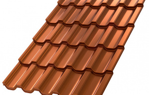 Металлочерепица МП Трамонтана-ML (AGNETA-20-Copper\Copper-0.5)