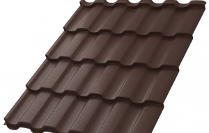 Металлочерепица МП Монтекристо-X (MattMP-20-8017-0.5)