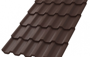 Металлочерепица МП Трамонтана-M (MattMP-20-8017-0.5)