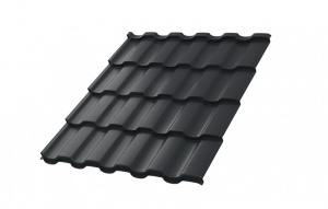 Металлочерепица МП Монтекристо-ML NormanMP (ПЭ-01-9005-0.5)