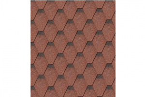 Гибкая черепица IKO Armourshield Flaming red