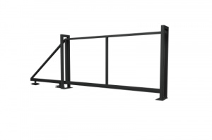 Ворота откатные Жалюзи 2,5х4,0 без заполнения