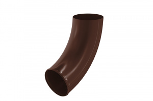 Водосточная система Aquasystem PE Отвод трубы 90/125 RAL8017